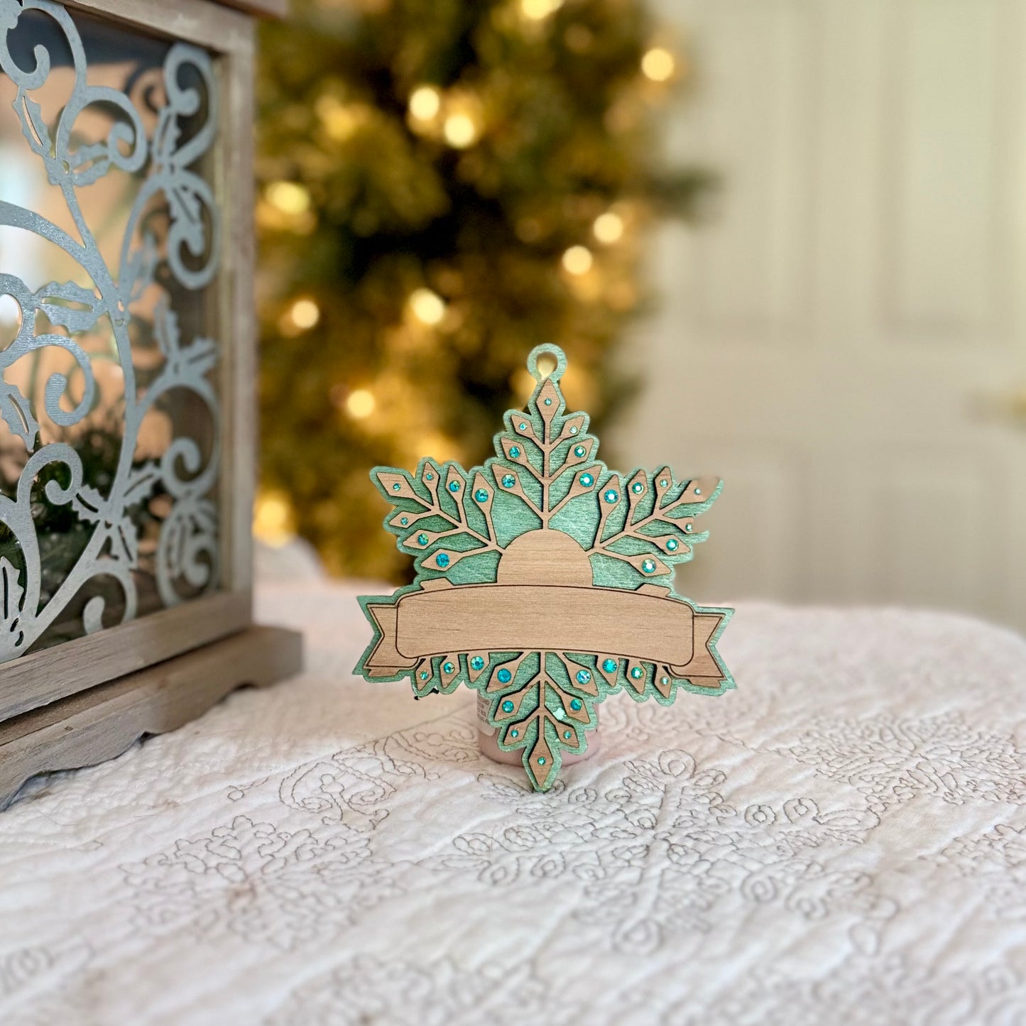 Personalized Snowflake Christmas Ornament