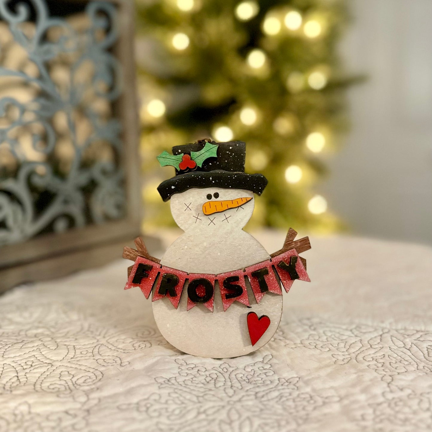 Festive Snowman Christmas Ornaments