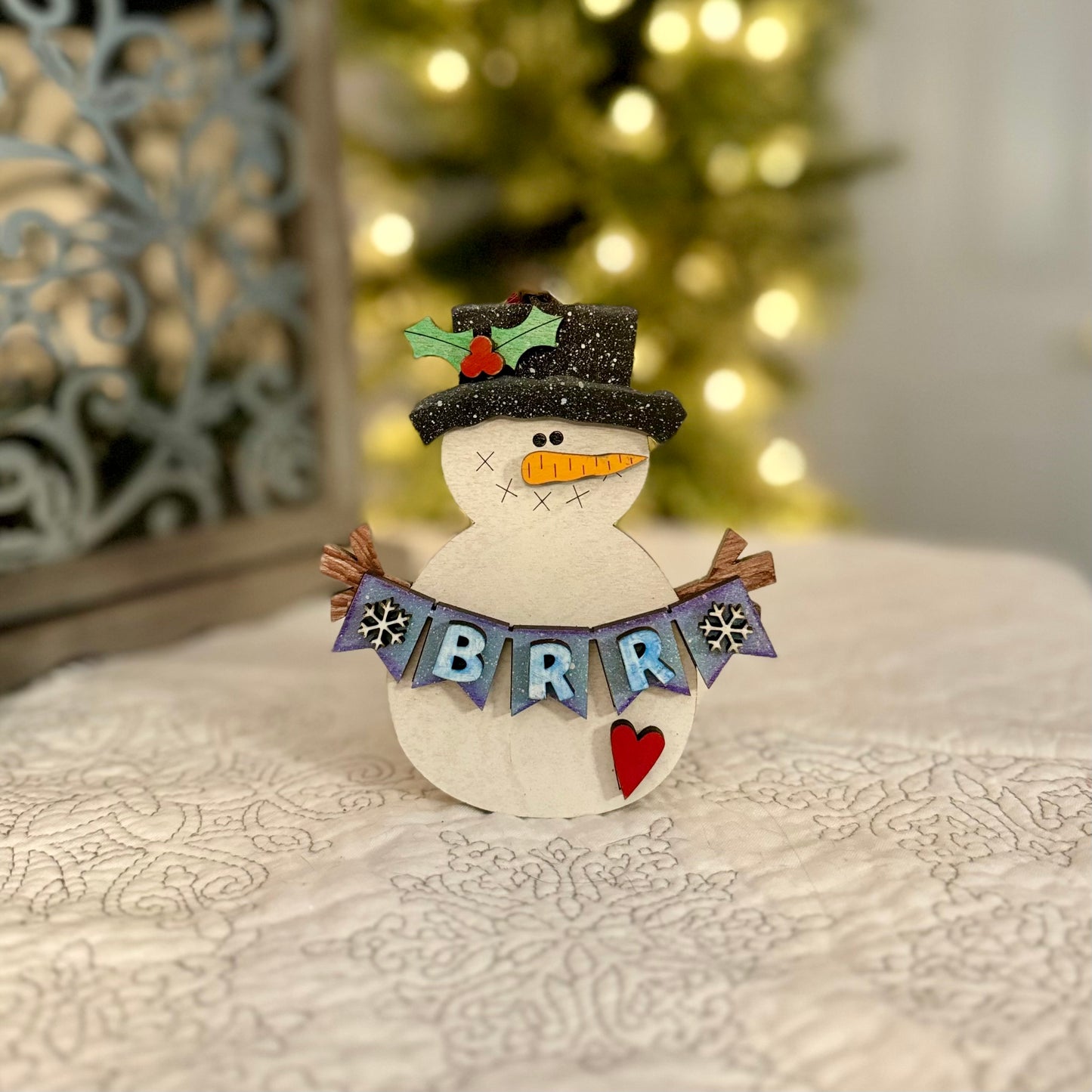 Festive Snowman Christmas Ornaments
