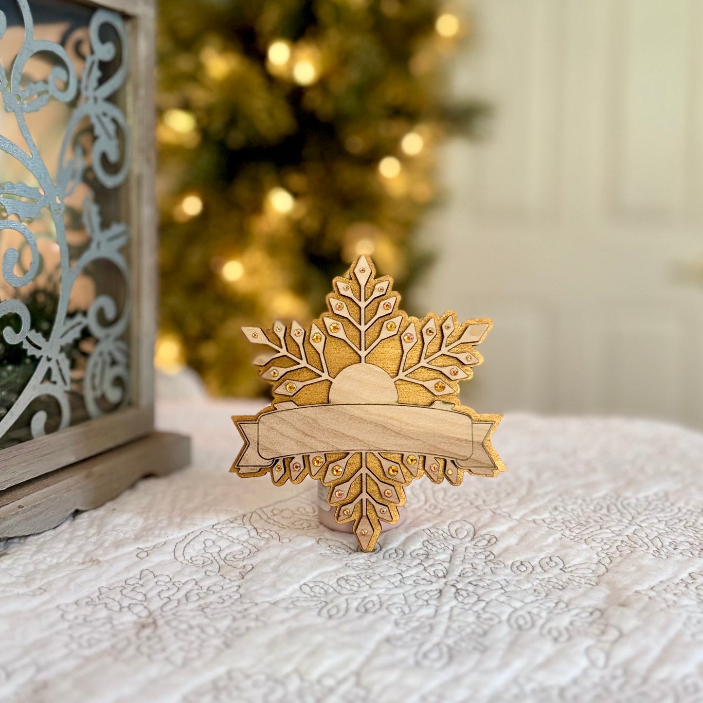 Personalized Snowflake Christmas Ornament
