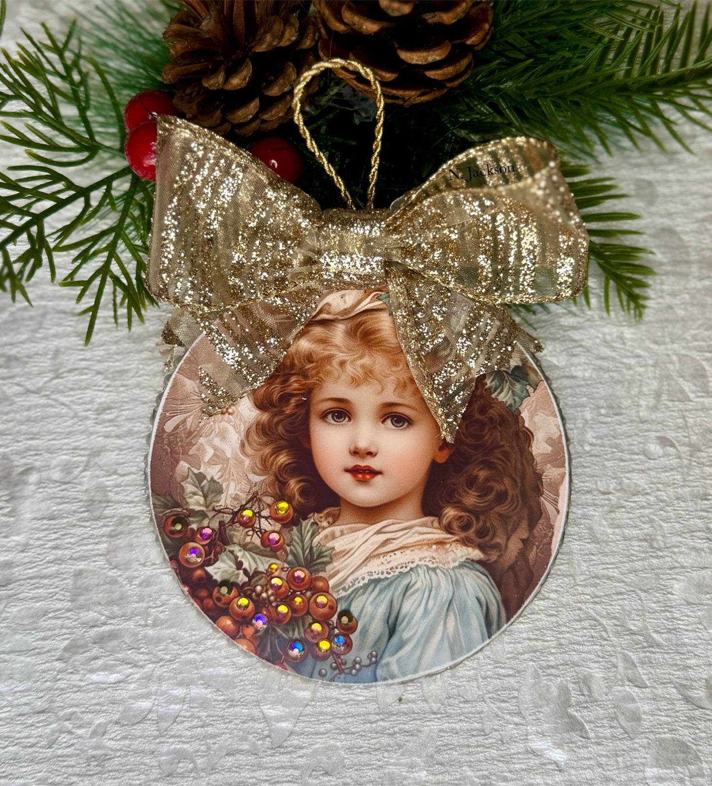 Victorian Cherub Ornament