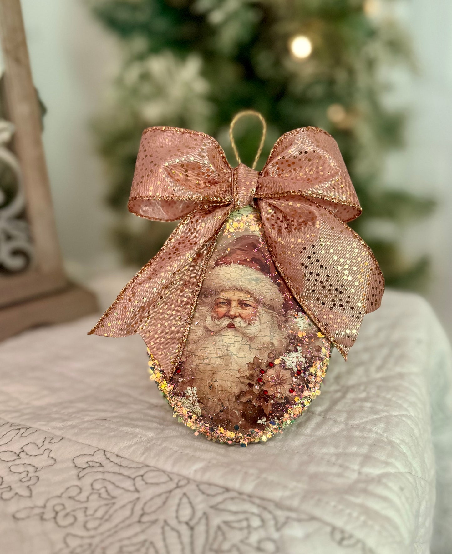 Santa Christmas Ornament