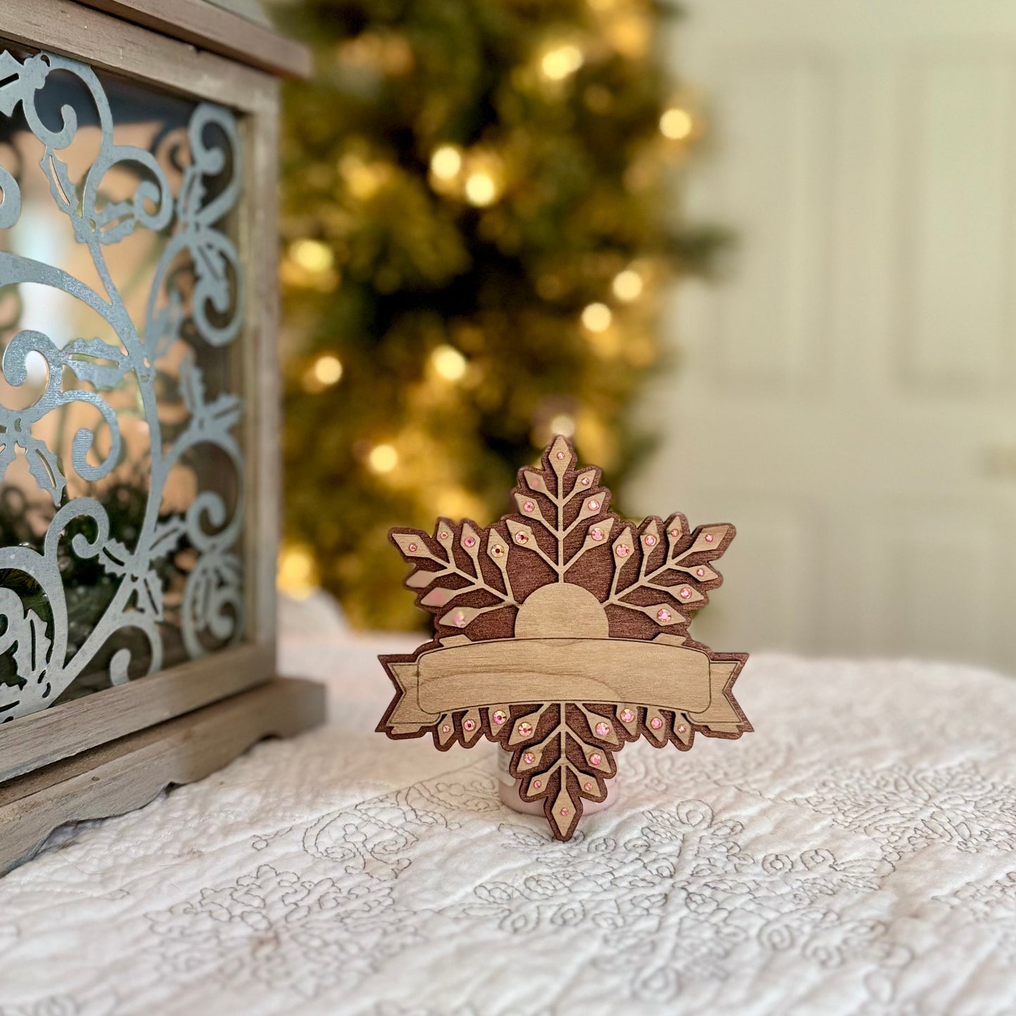 Personalized Snowflake Christmas Ornament