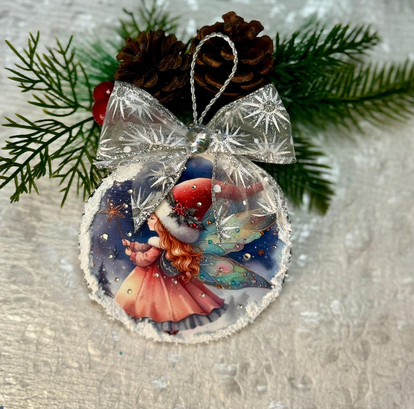 Winter Magic Fairy Ornament