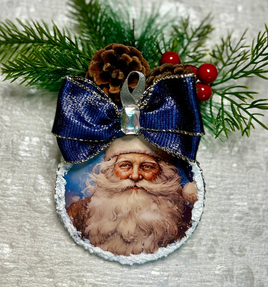 Blue Santa