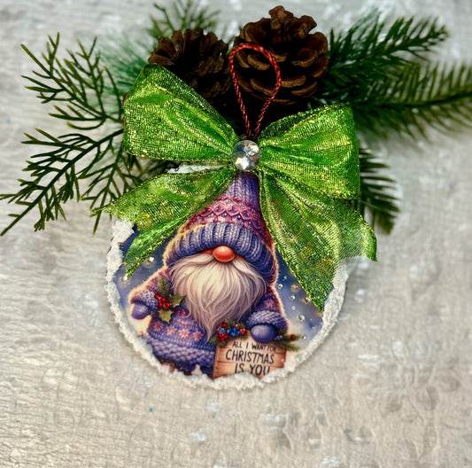Whimsical Gnome Ornament