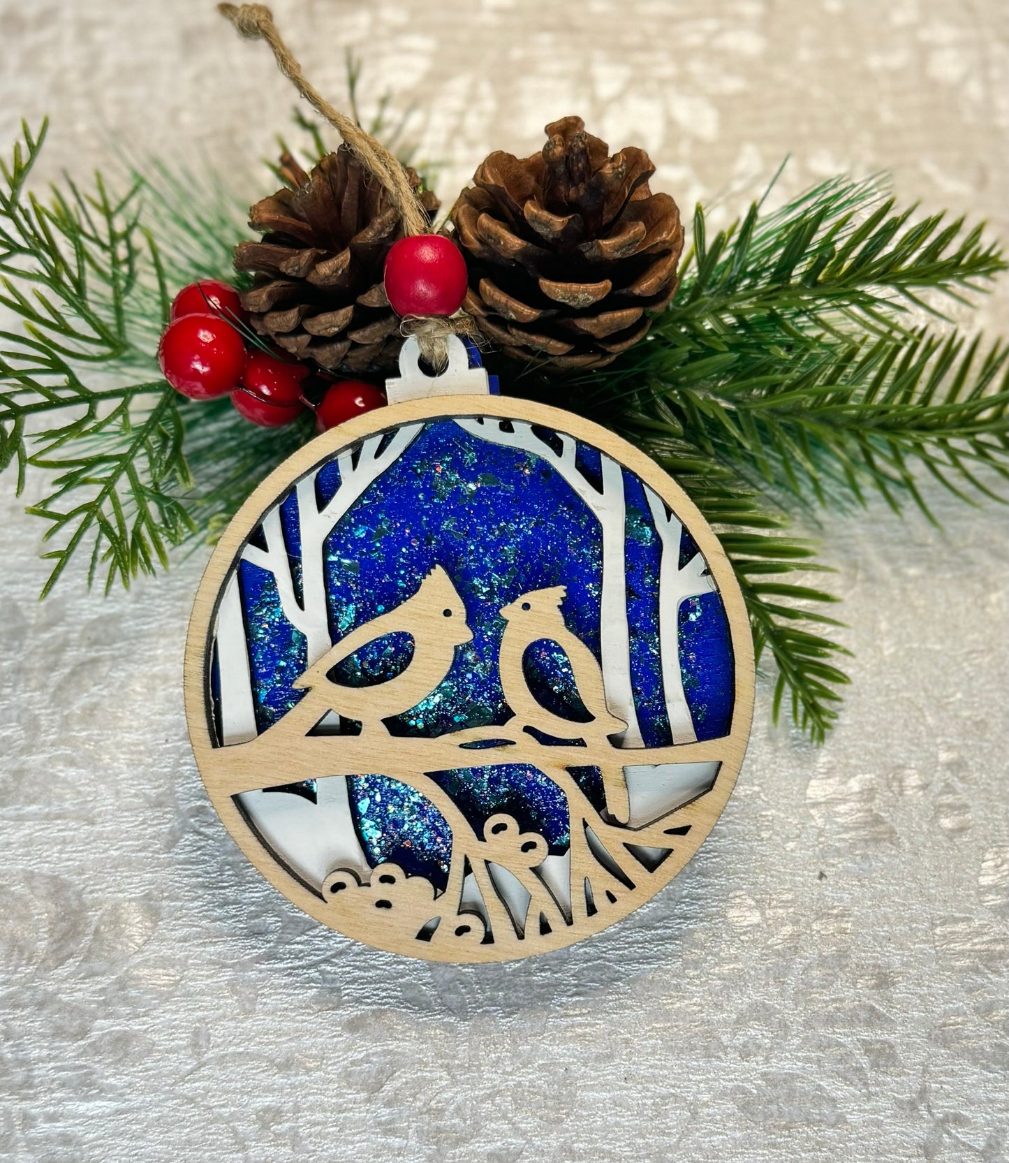 Holiday Bird Ornament