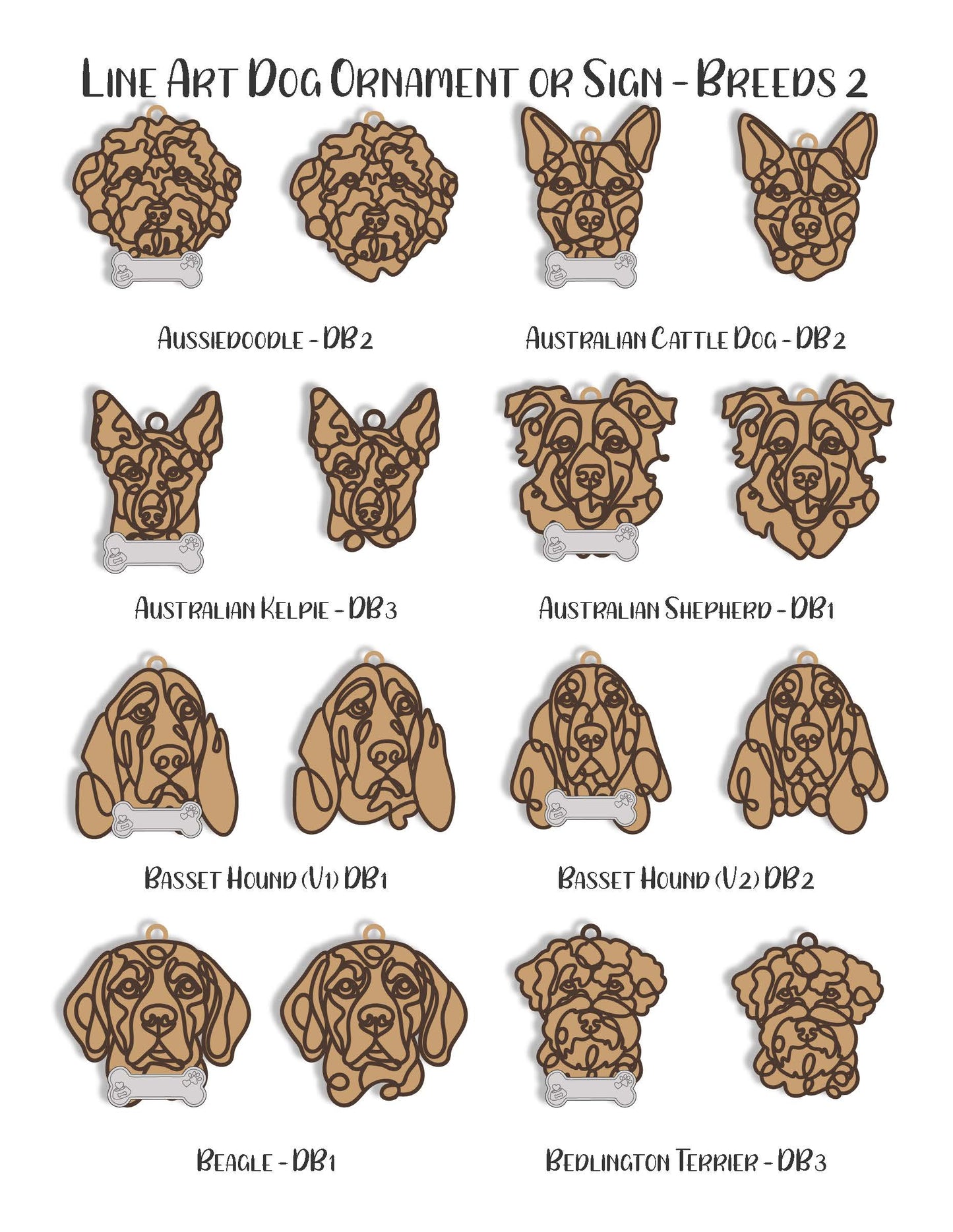 Dog Breed Ornament