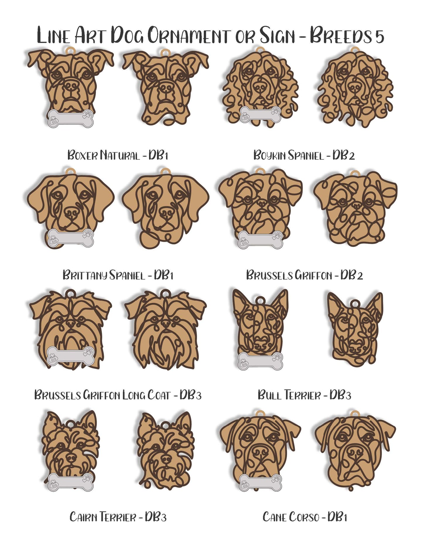 Dog Breed Ornament