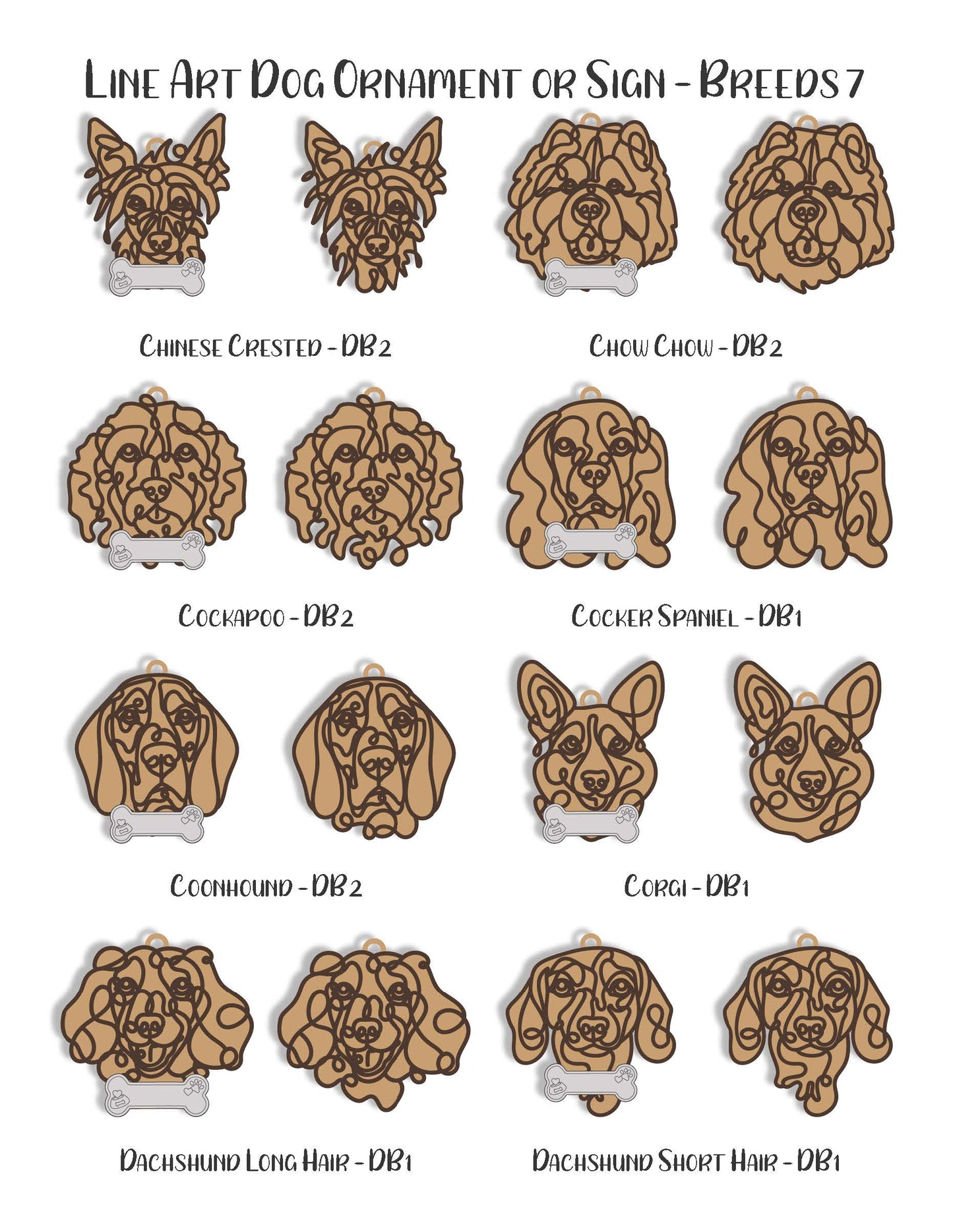 Dog Breed Ornament