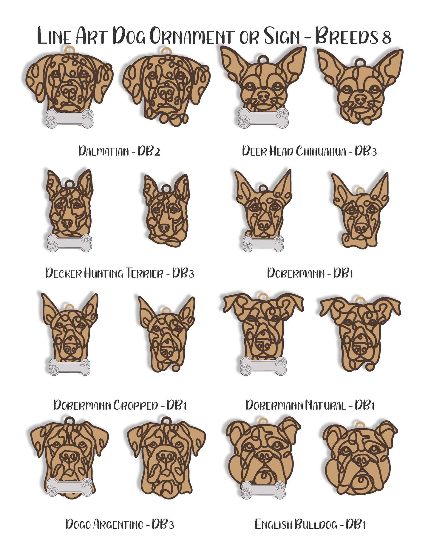 Dog Breed Ornament