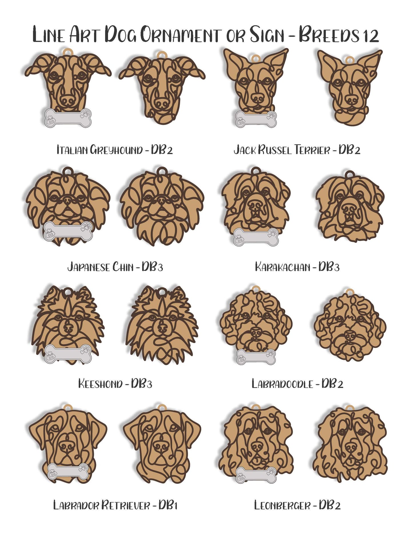 Dog Breed Ornament