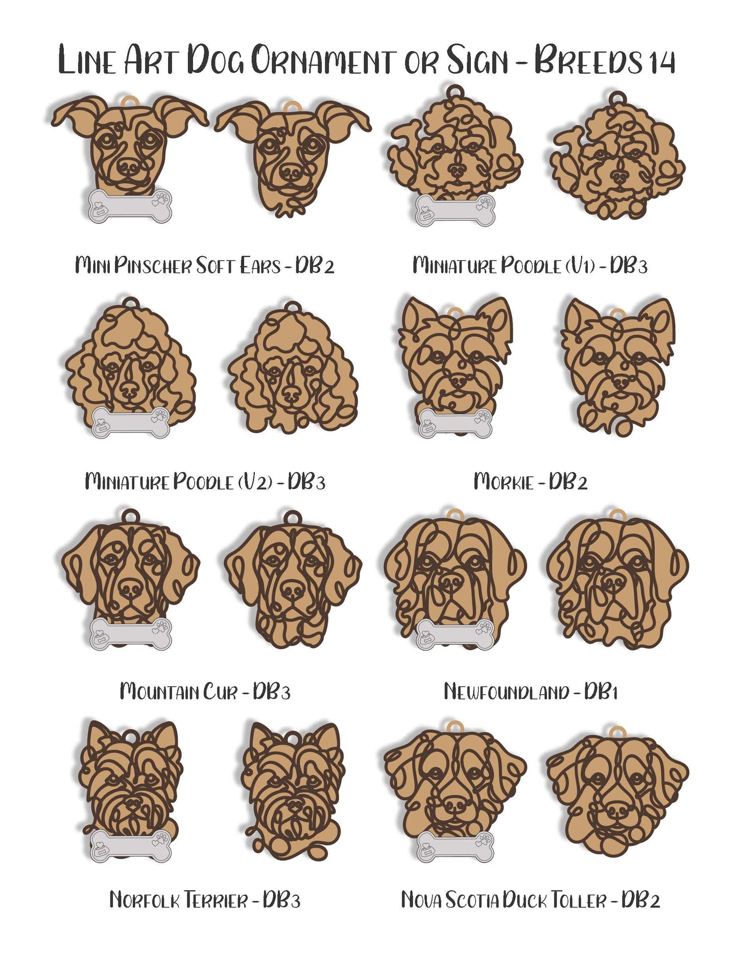 Dog Breed Ornament
