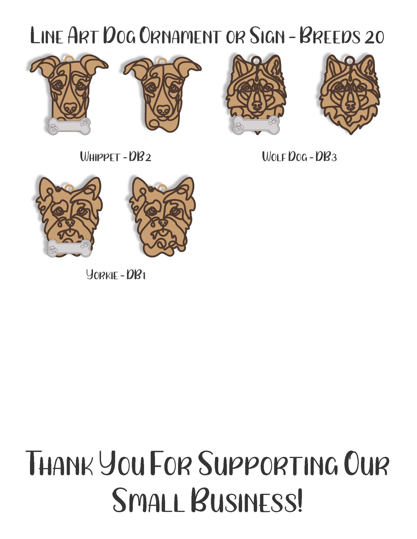 Dog Breed Ornament